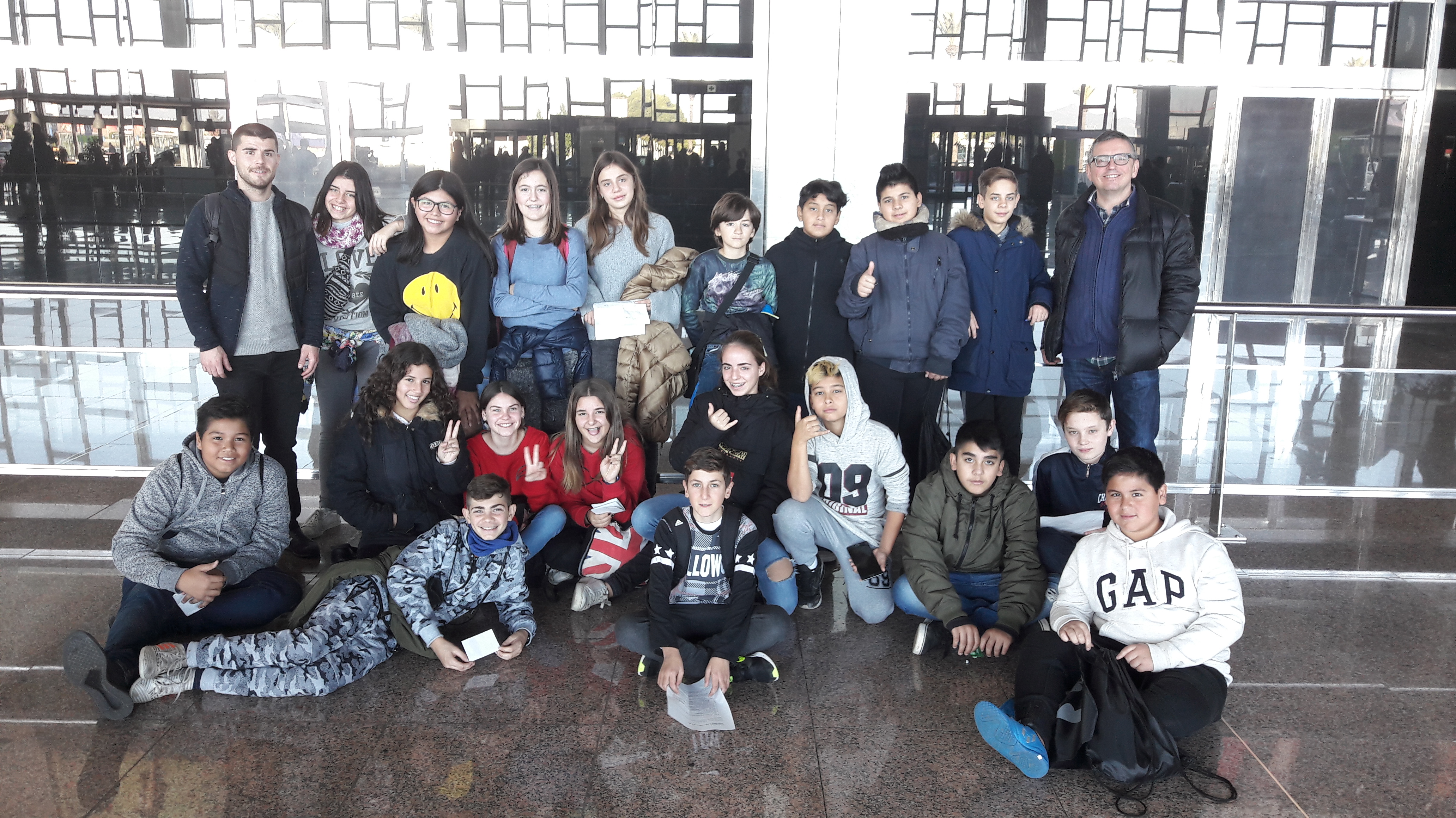 1r ESO a l'aeroport